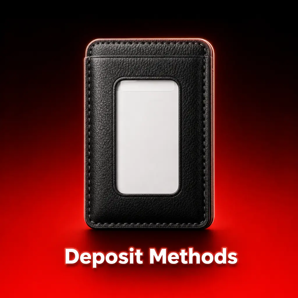 Deposit methods table showing Visa, Mastercard, Apple Pay, and Google Pay with instant processing for Gold Coin purchases